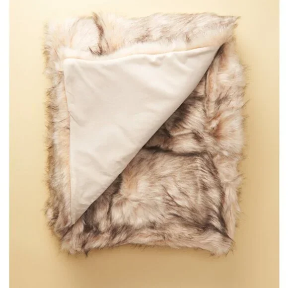 Aspen Home Faux Fur Mink Blanket Size Full/Queen